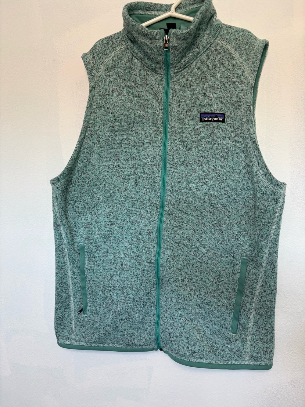 Patagonia Women’s Teal-Green Better Sweater Full-Zip Fleece Vest
